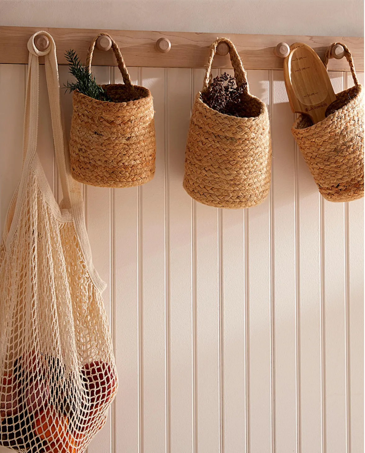 Small Natural Jute Baskets (Set of 3)