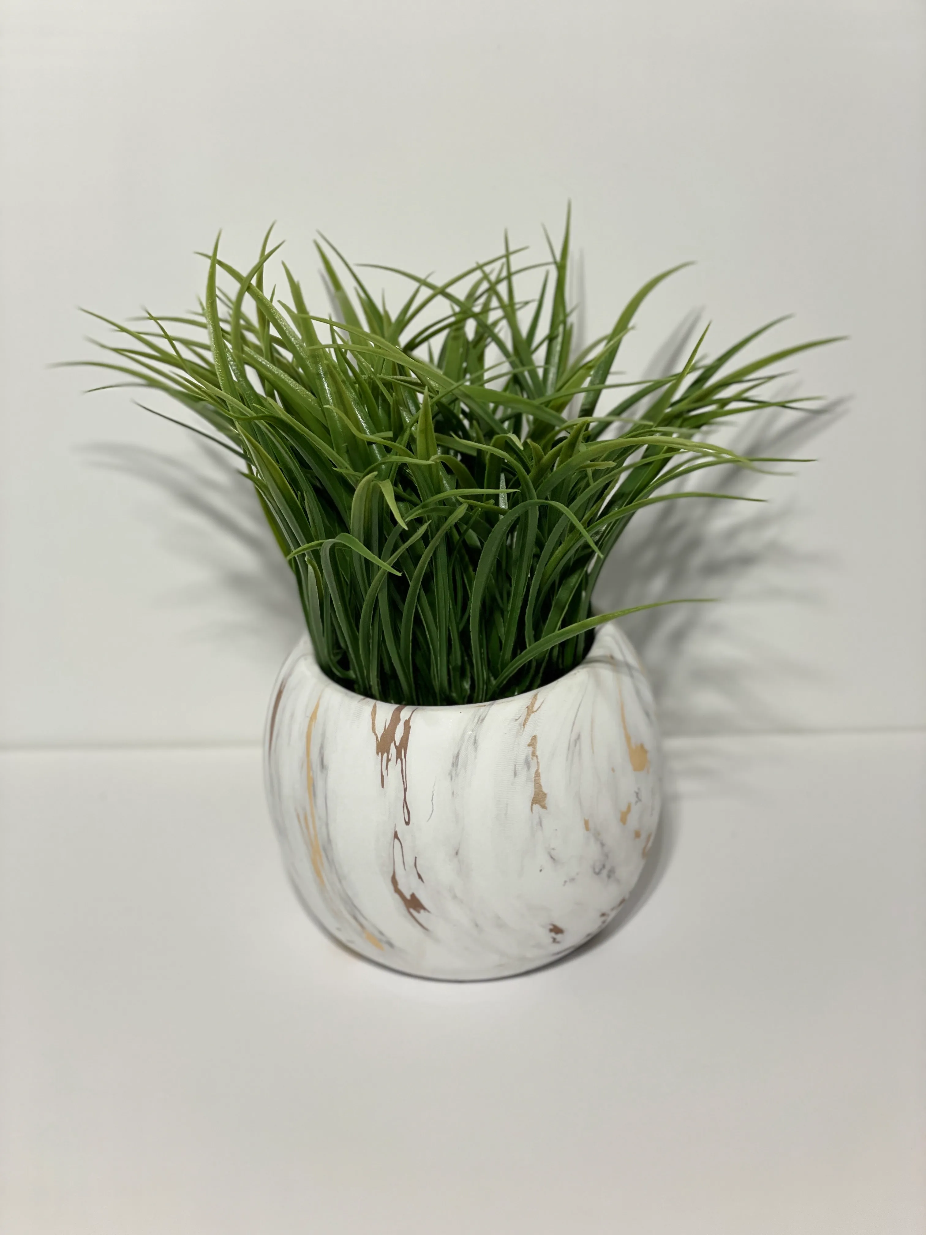 Tallgrass In Marble Pot Medium