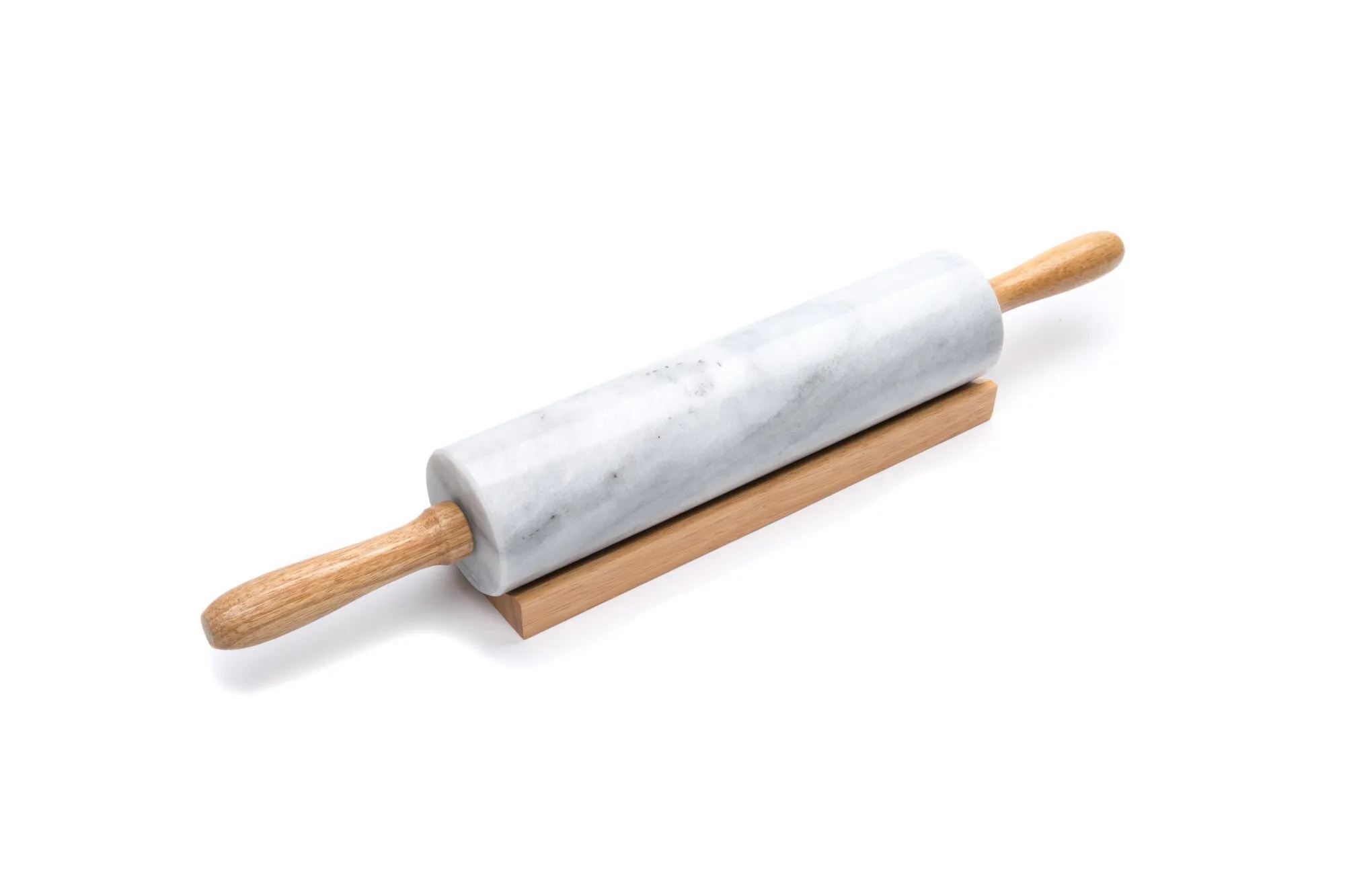 Wood & Marble Rolling Pin