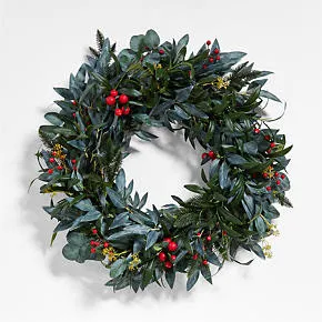 Wreath - Modern Olive and Berry C&B
