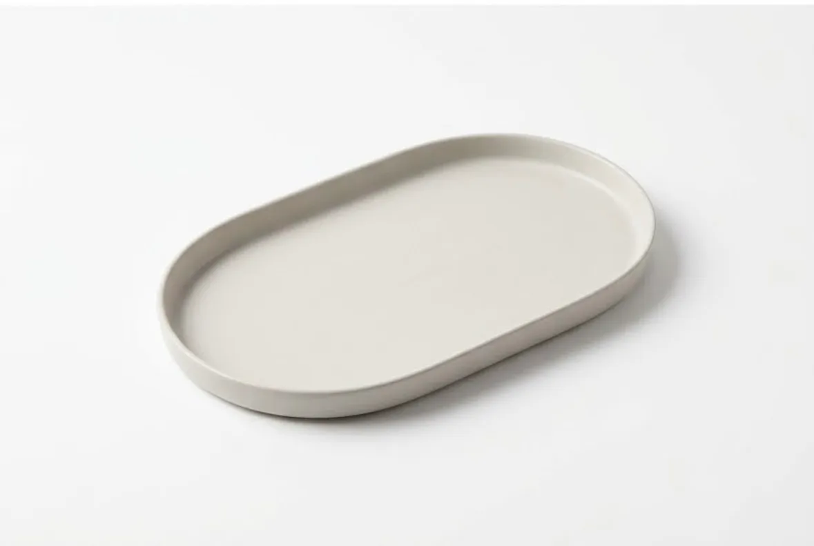Catchall Tray - Off-white Ceramic