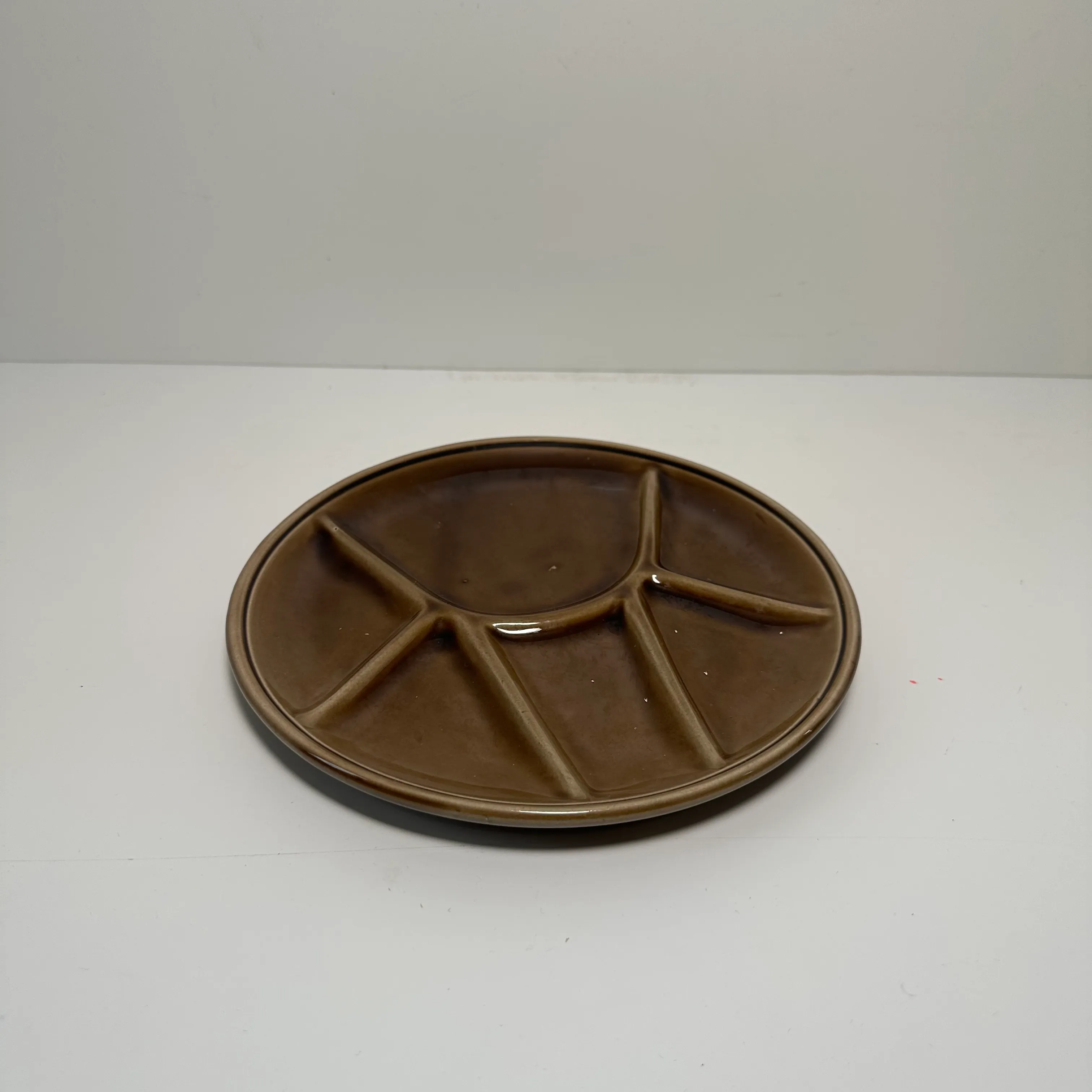 Vintage Plate - Brown