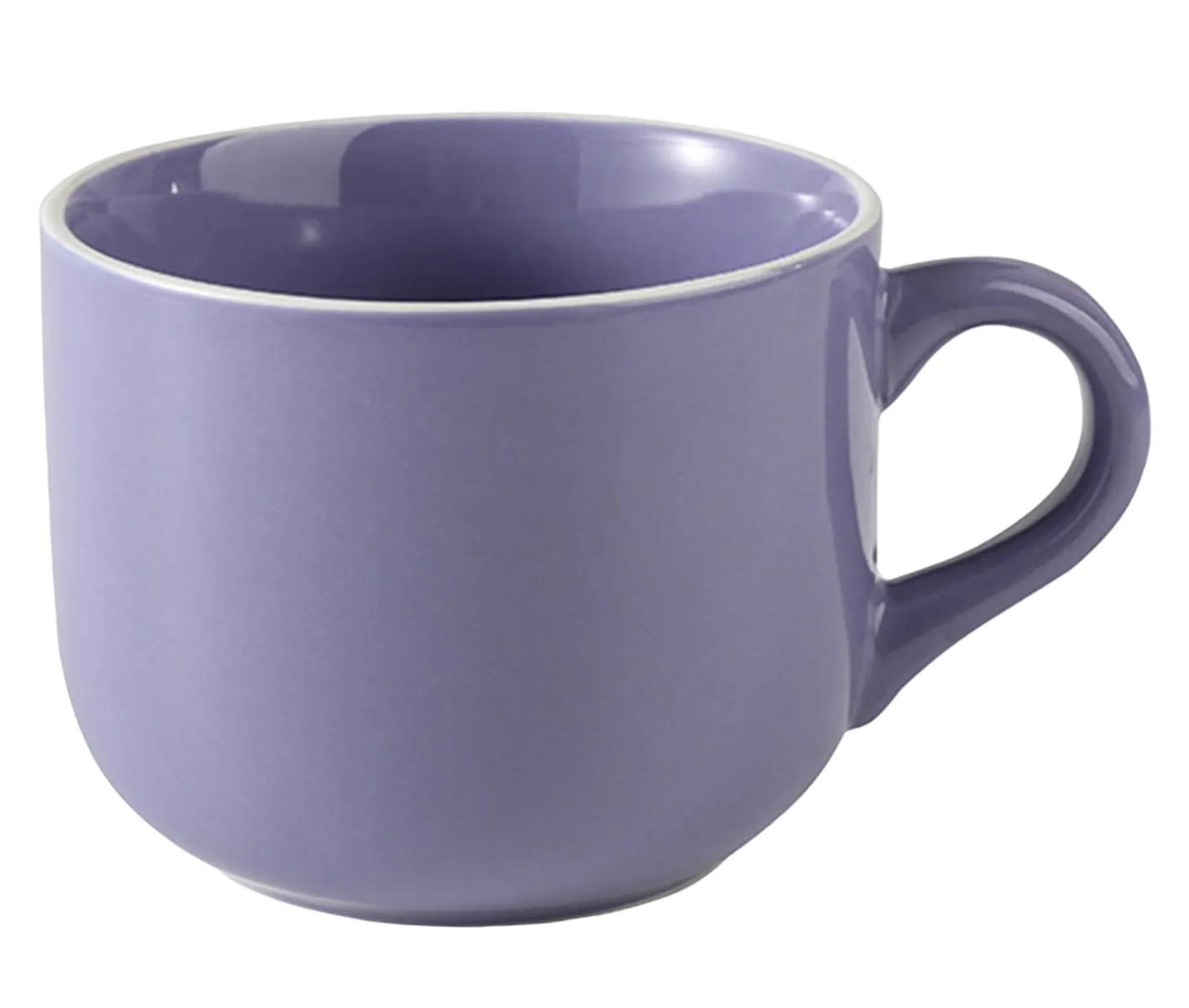 Extra Large Porcelain Coffe 23 Oz Mug Purple