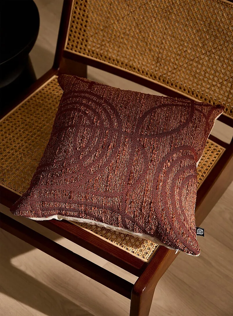 Throw Pillow - Abstract - Brown