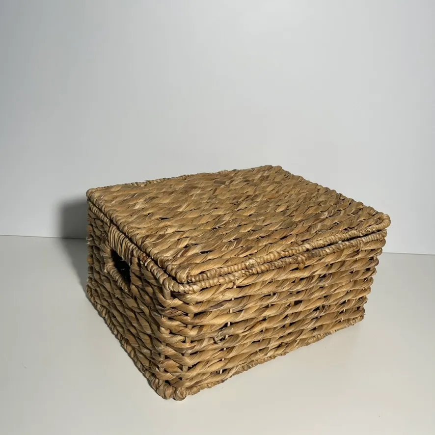 Rectangle Rattan Storage Basket 
