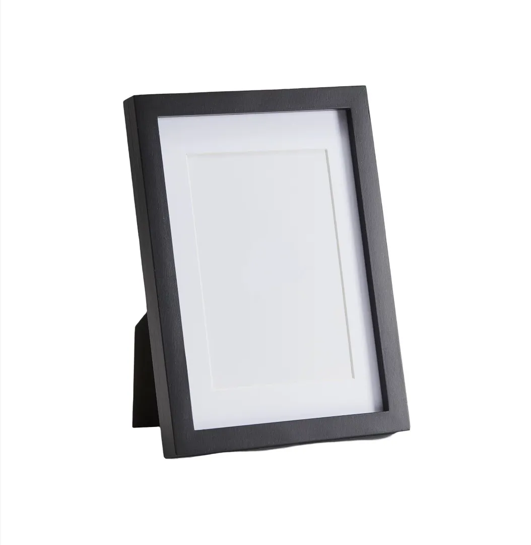 Picture Frame Black Wood 5x7