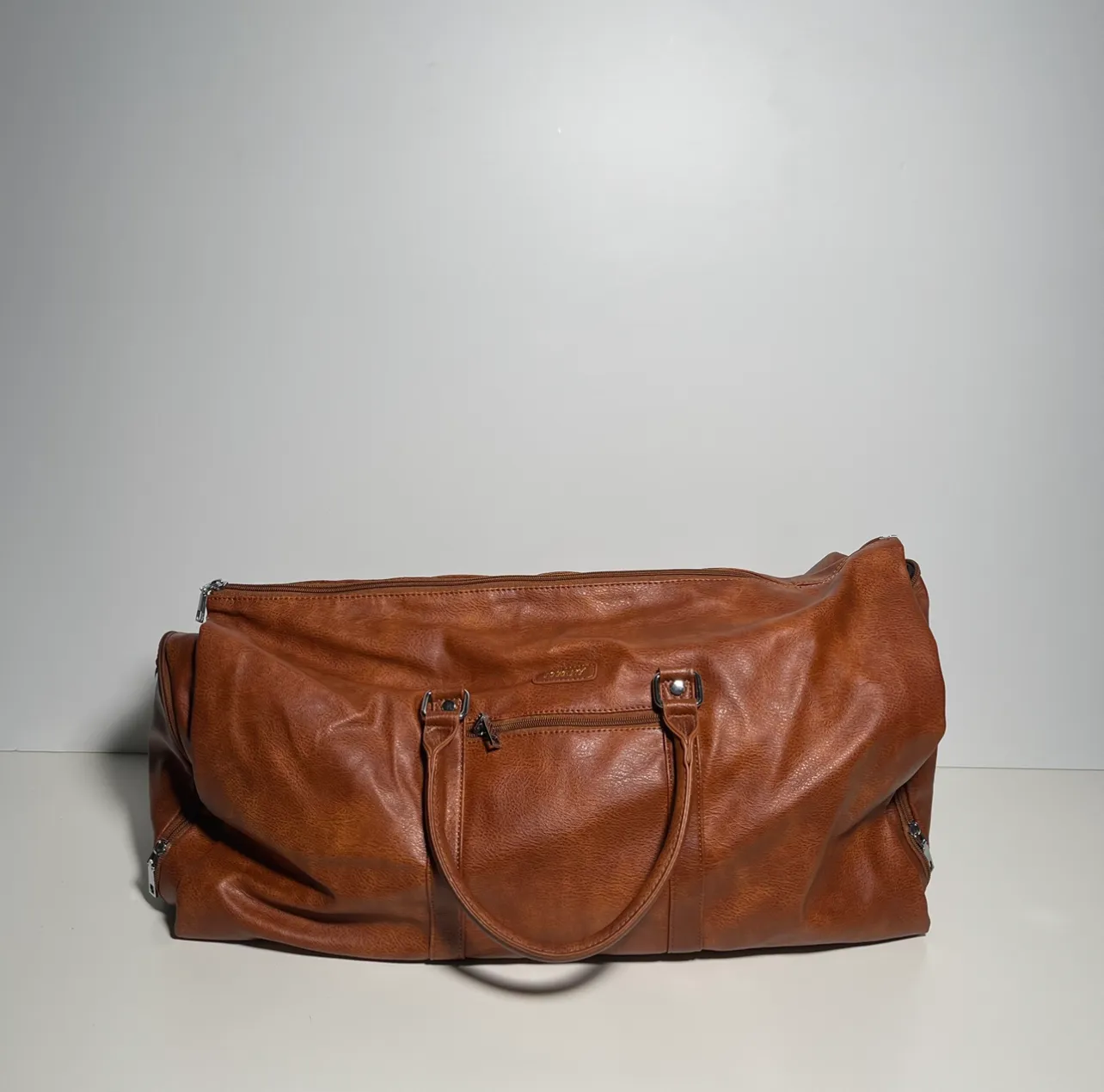 Leather Bag - Brown - Big