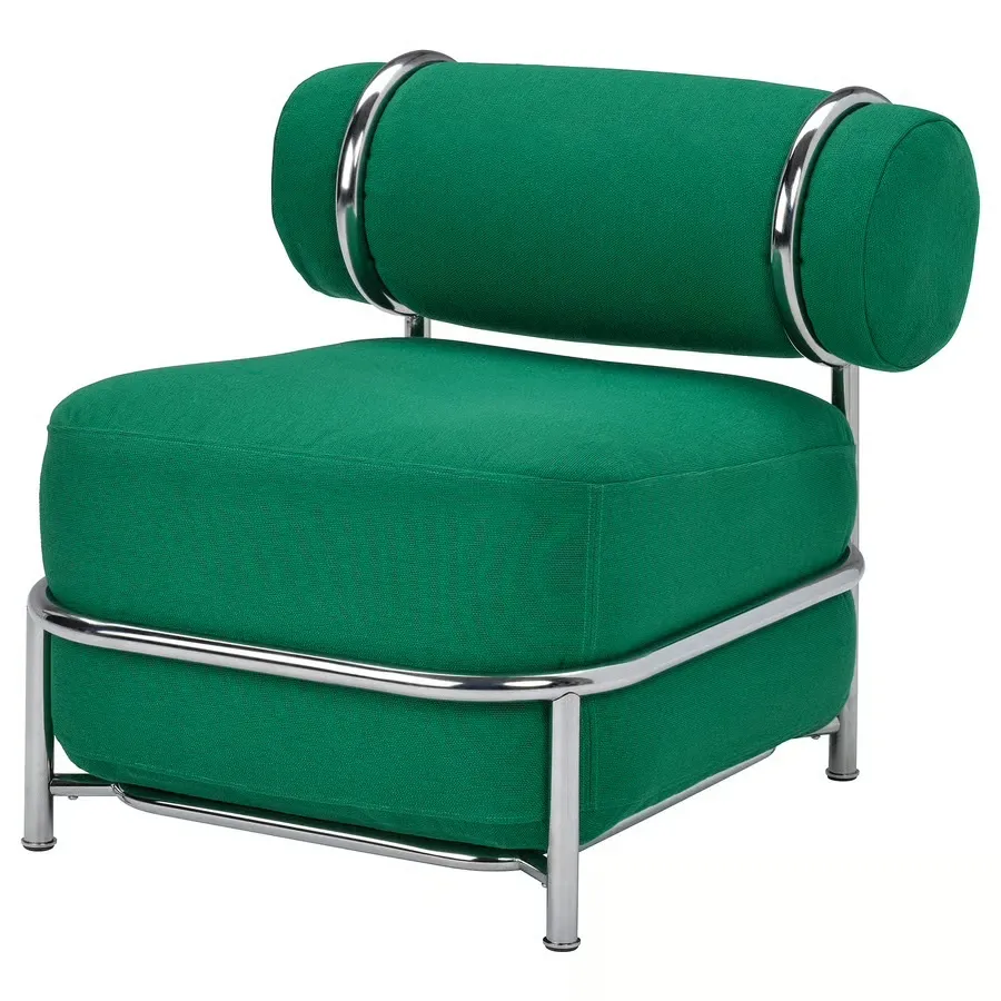 Chair - Inflatable Seat/Back - Green/ Chrome