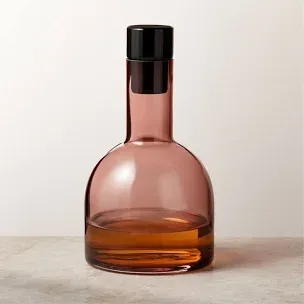 Glass Decanter - Burgundy