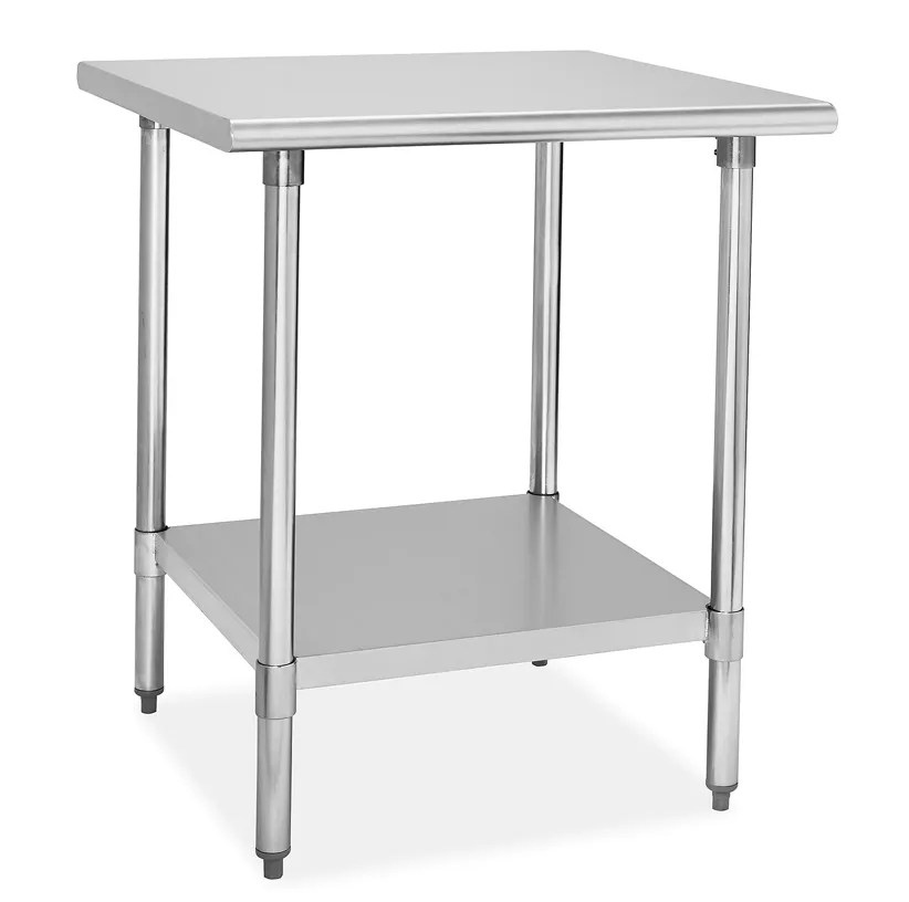 Stainless Steel - Prep Table - Square