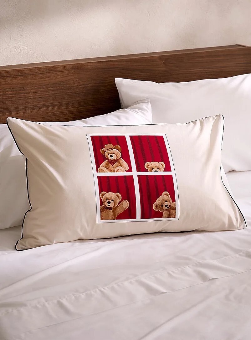 Pillowcase - Red Bears