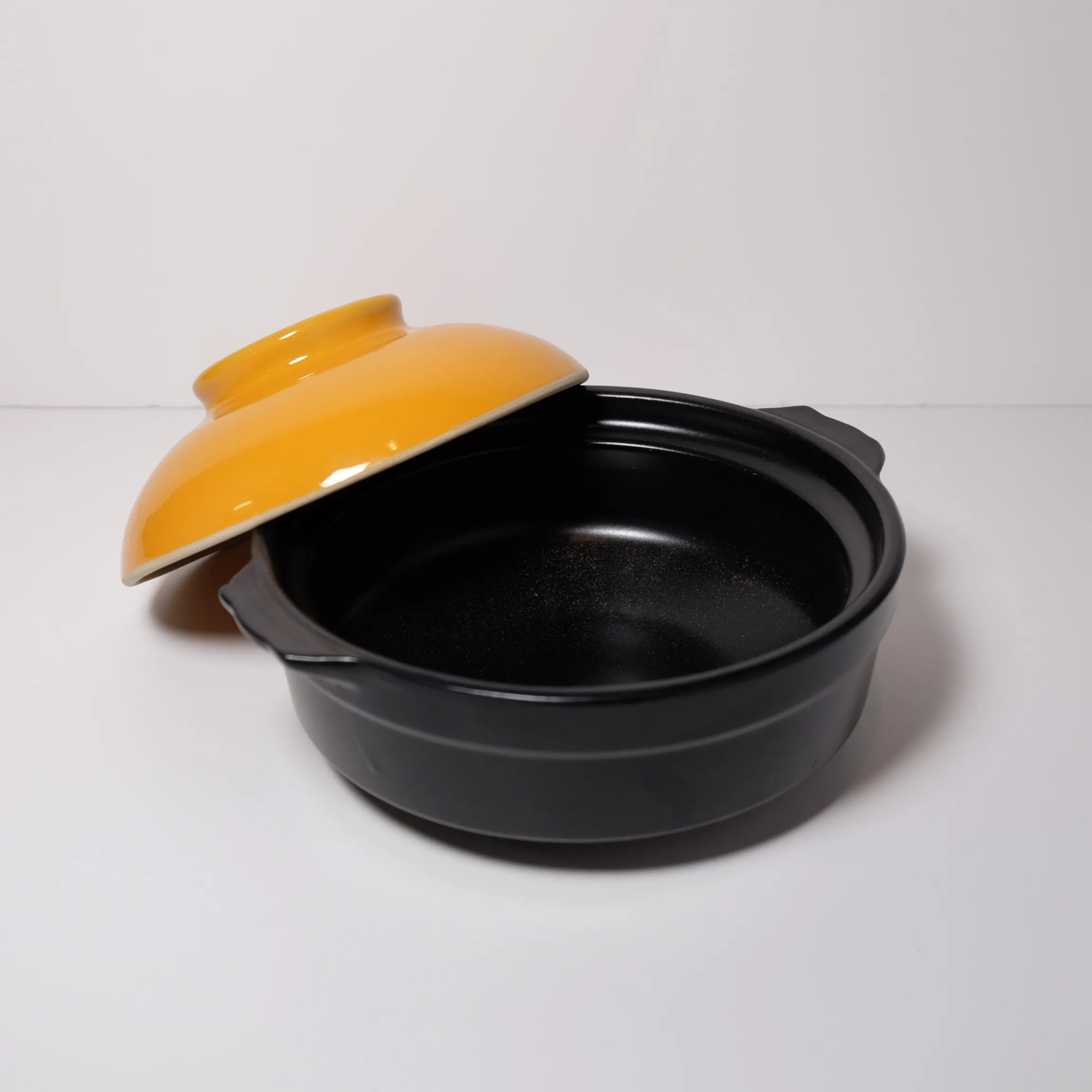 Stone Bowl - Yellow Top - 2pc