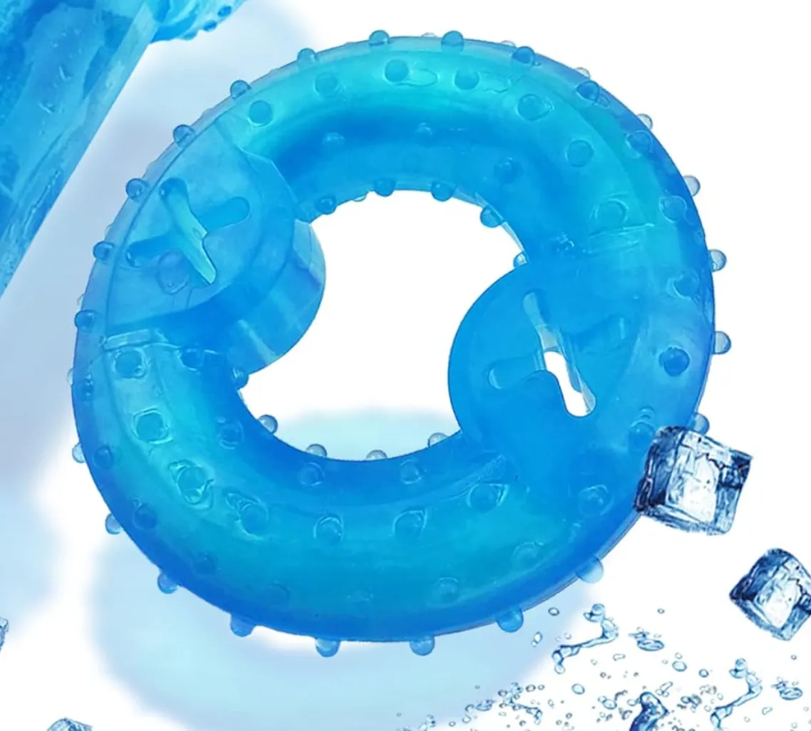 Puppy Teething Chew Cooling Dog Rubber Blue