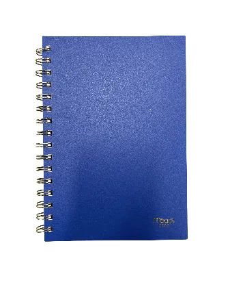Notepad Blue Plastic Cover
