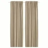 Curtains - Solid - 98" - Beige - Blackout