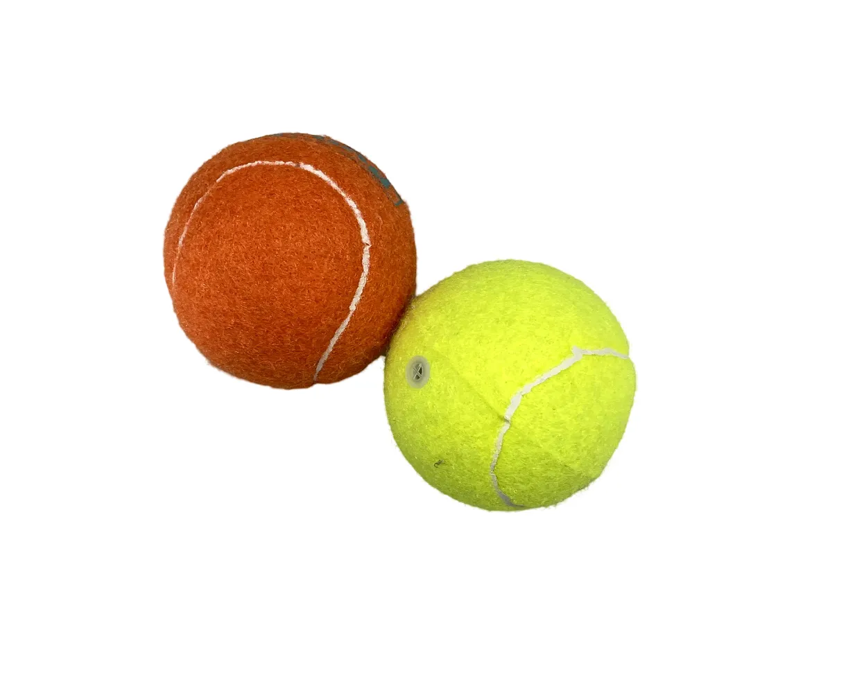 Dog Throw Tennis Balls Orange&Yellow