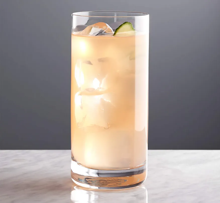 Aspen Highball Glass Crate&Barrel - Set of 6