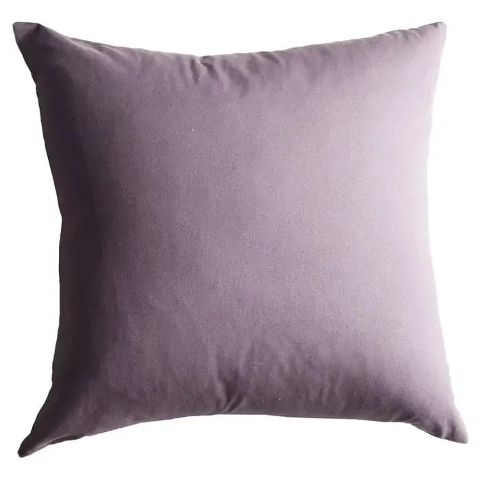 Throw Pillow Soft Velvet Purple