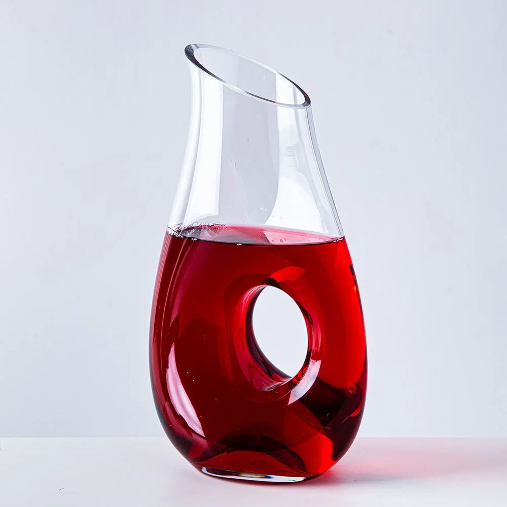Carafe Glass w/ Hole