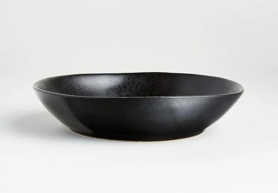 Bowl Plate - Black Matt - Crate&Barrel