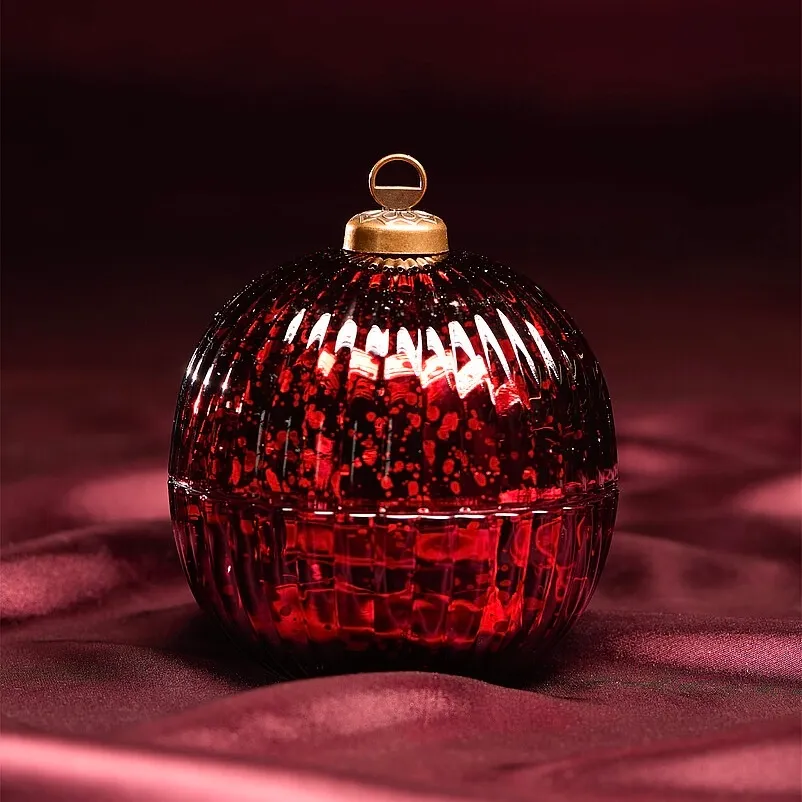 Christmas Bauble Candle - Red