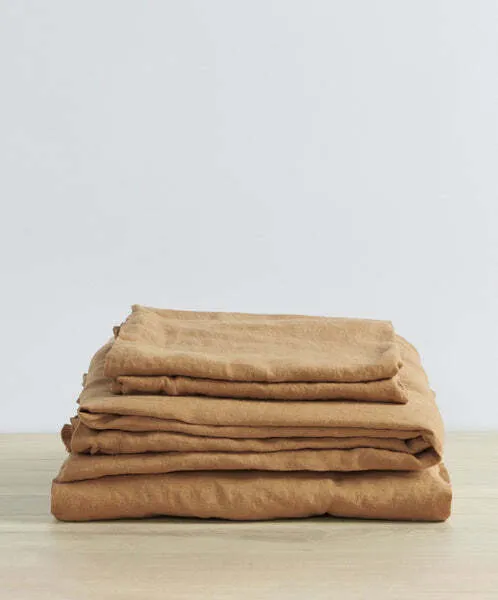 Linen Napkin Med Brown - Set of 6