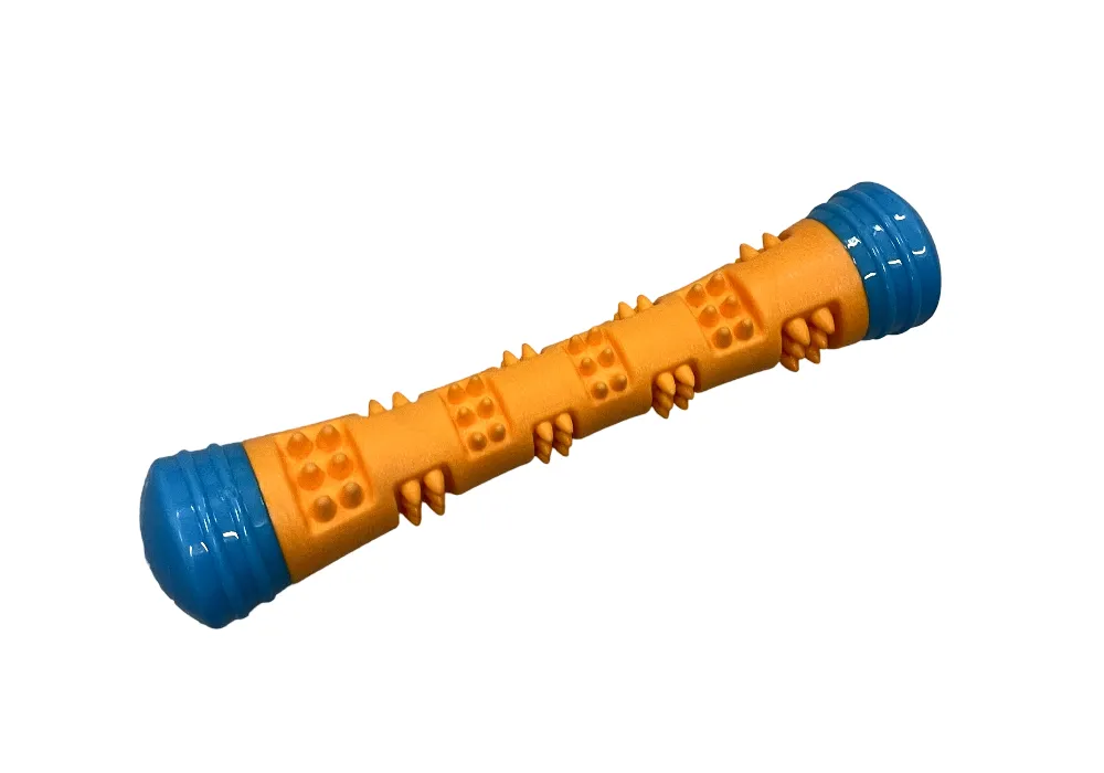 Dog Chewing Toy Long Orange & Blue