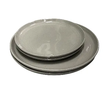 Plateware Gray Set of 16