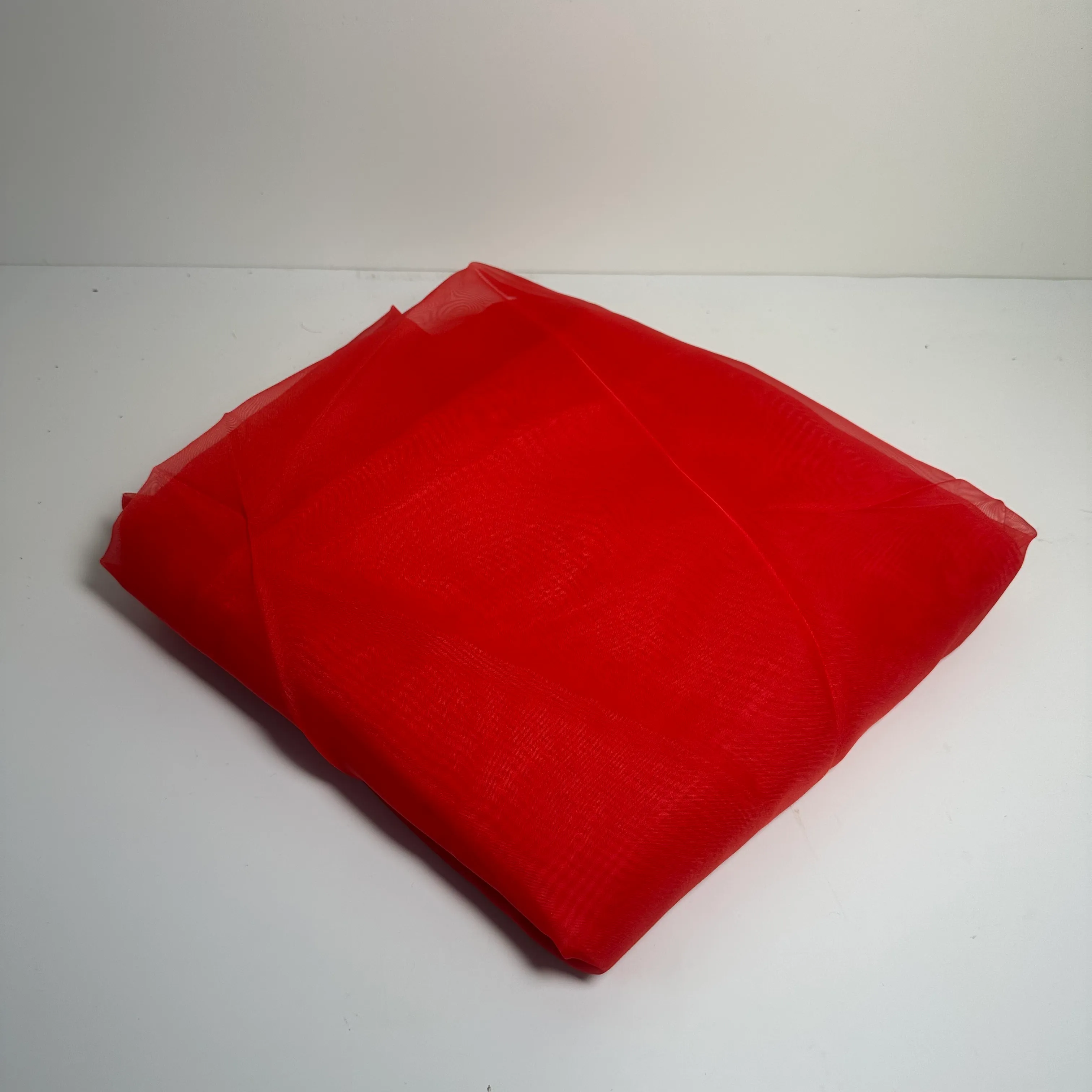 Curtains - Sheer - 24x240" - Red 