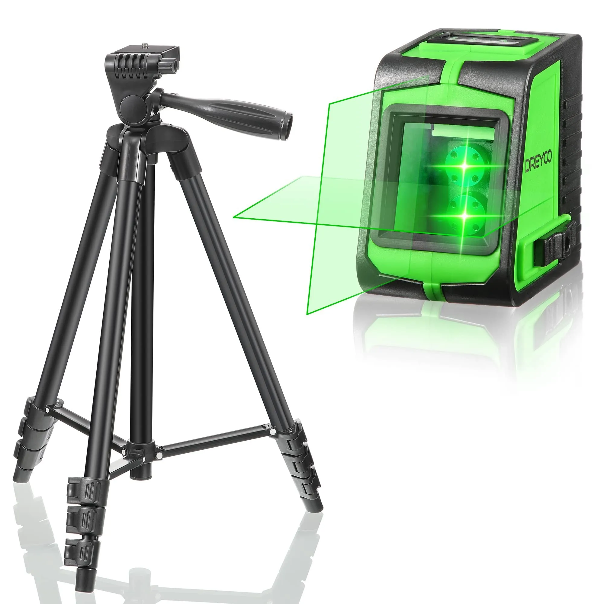 Laser level with tripod