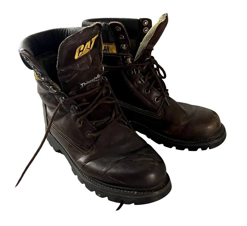 Brown Leather Work Boots