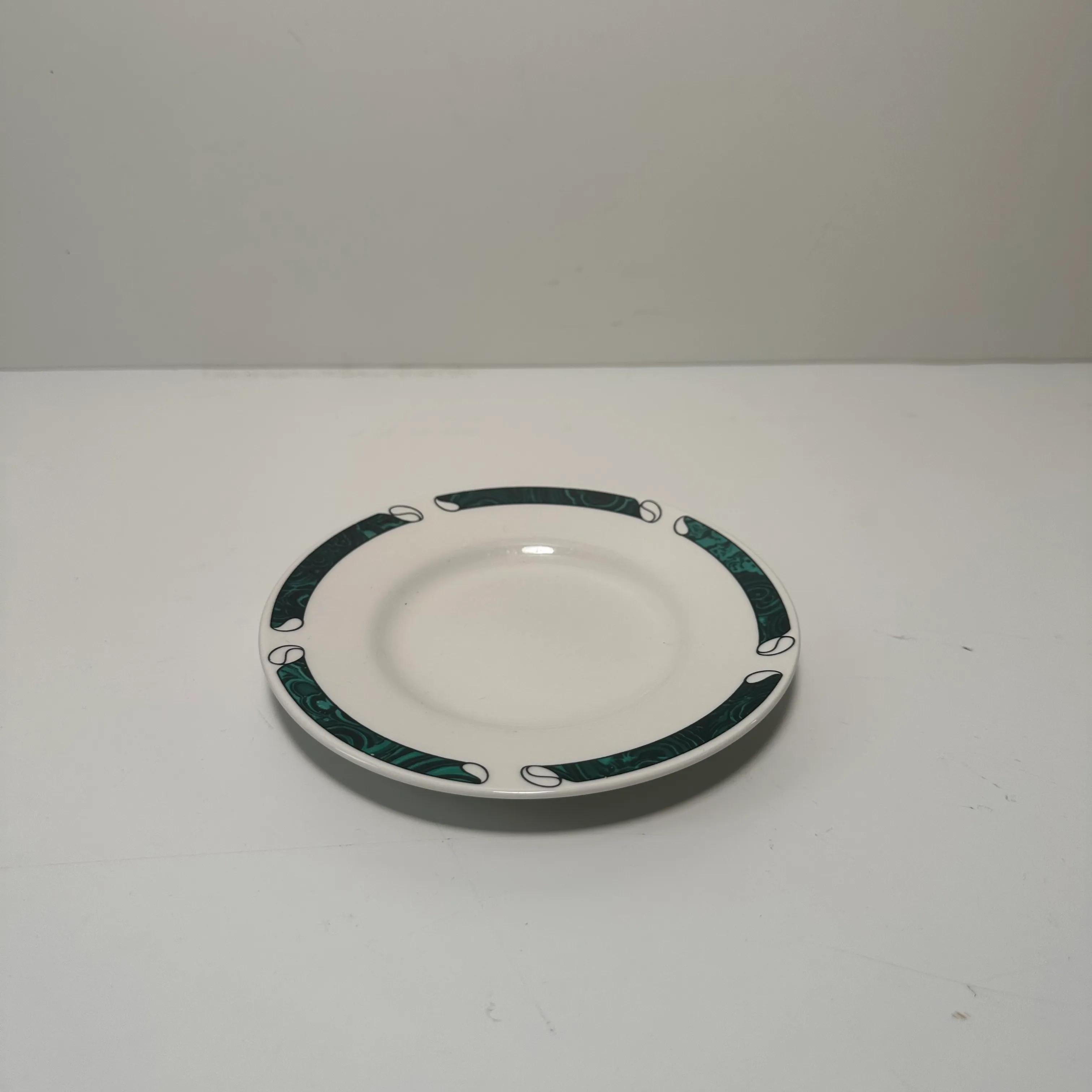 Tea Saucer - Green Pattern