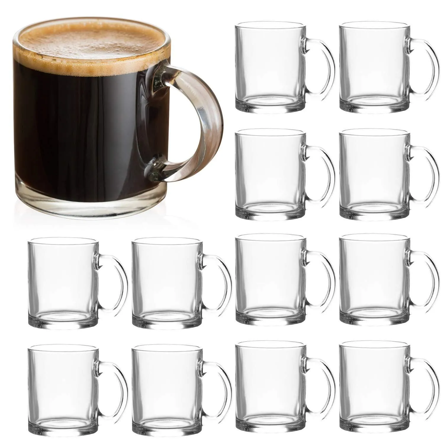 Clear Glass Mug Coffee Cup