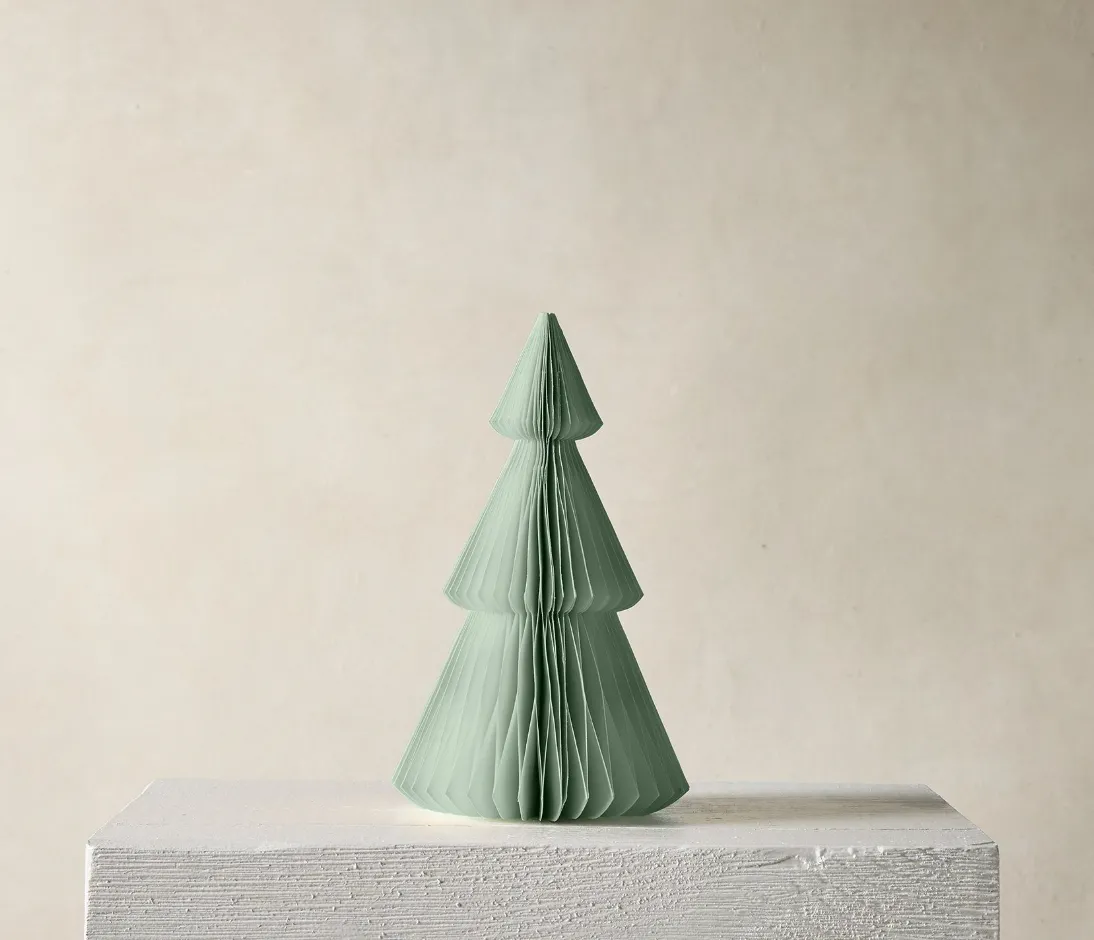 Paper Christmas Tree Green Medium
