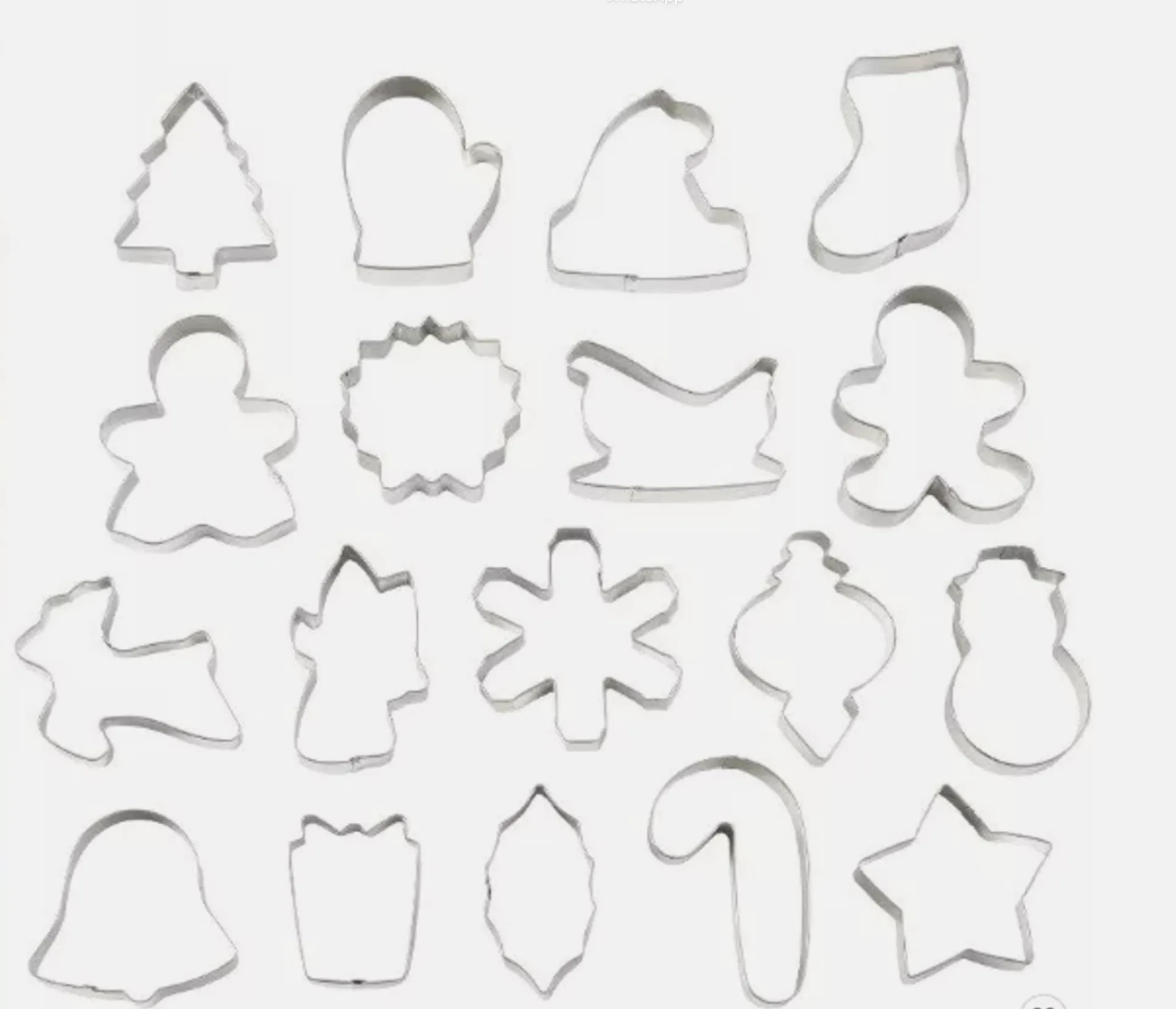 Christmas Cookie Cutter Set - 18 Cutters