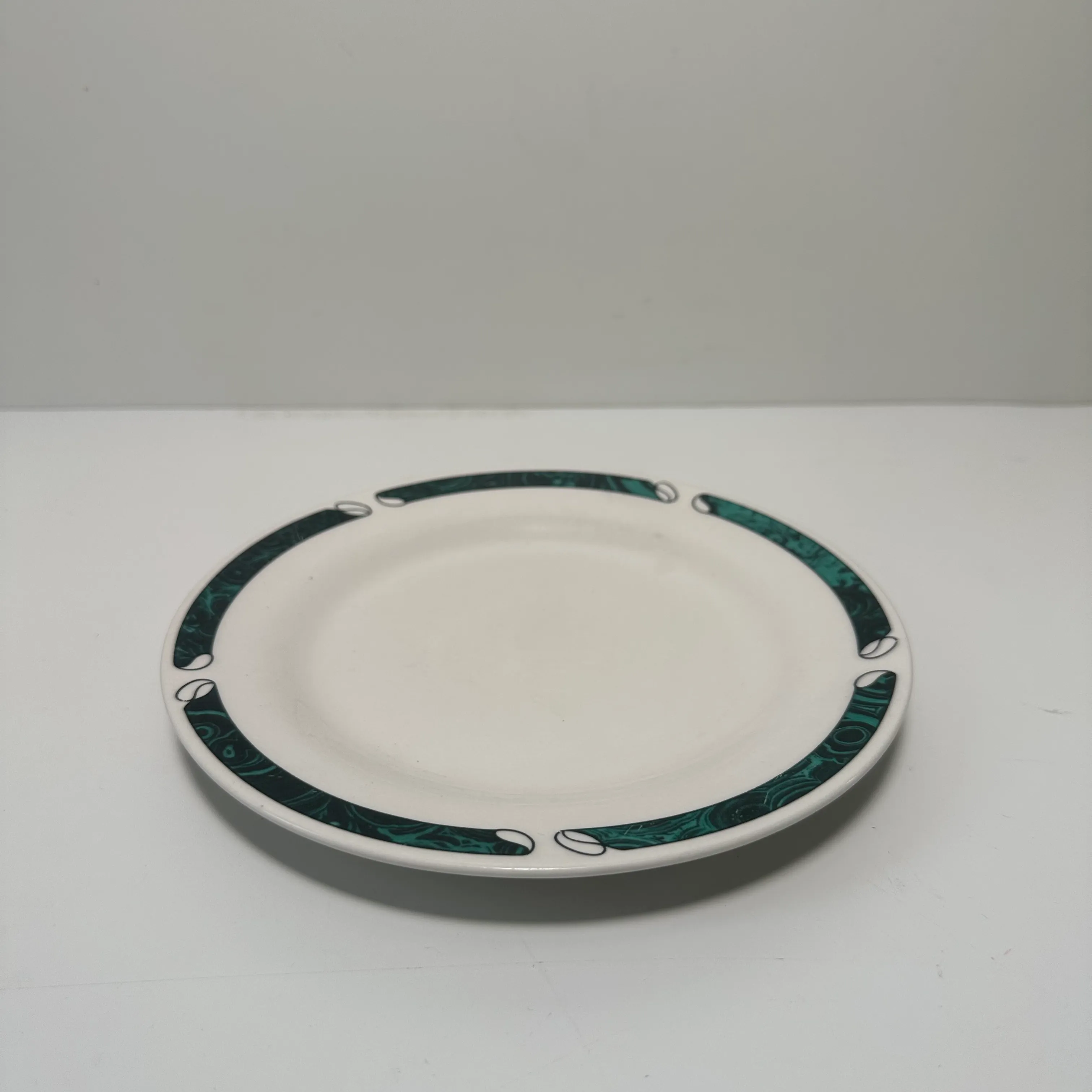 Side Plate - Green Pattern