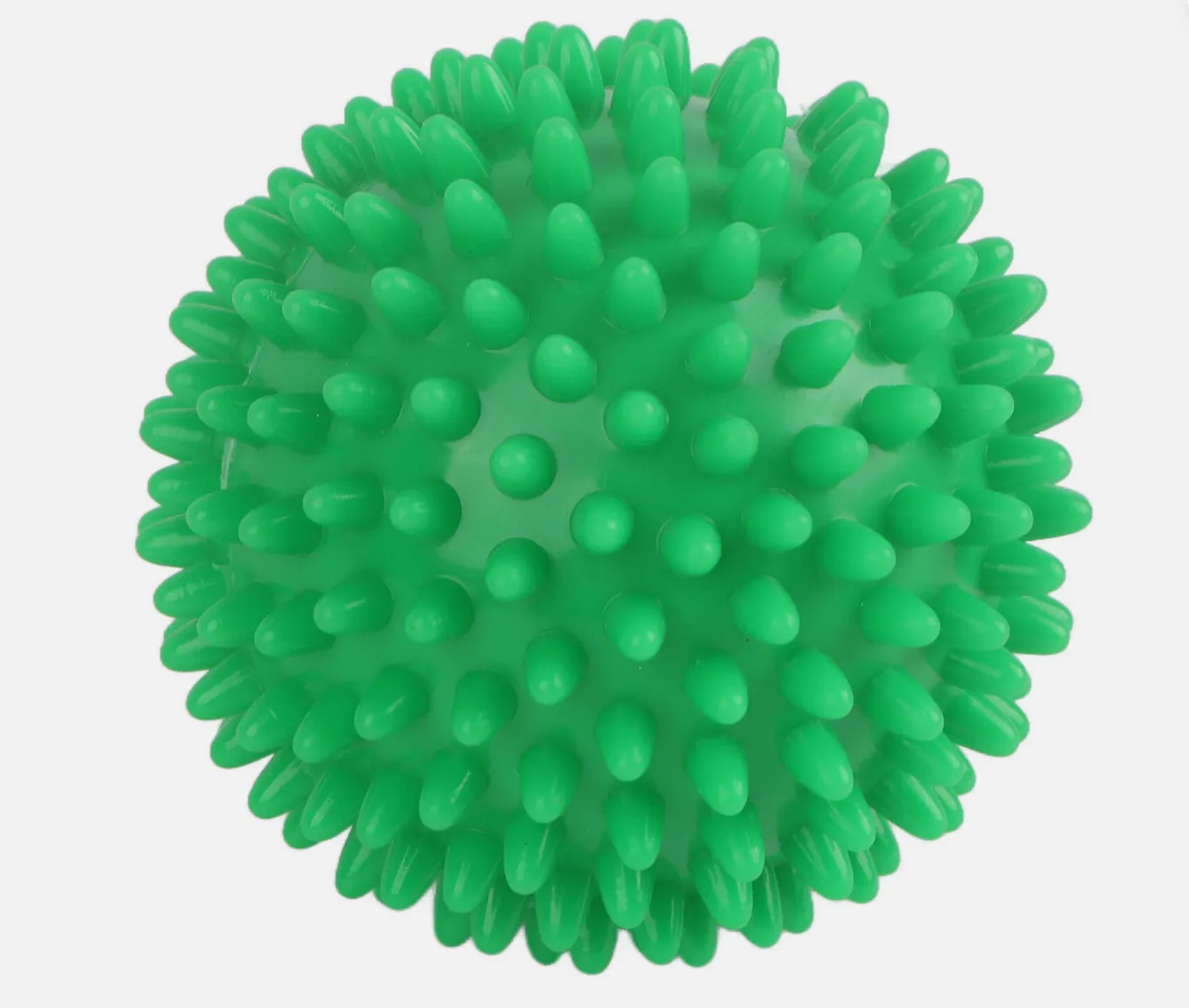 Hard Spiky Massage Ball Dog Toy Green Small
