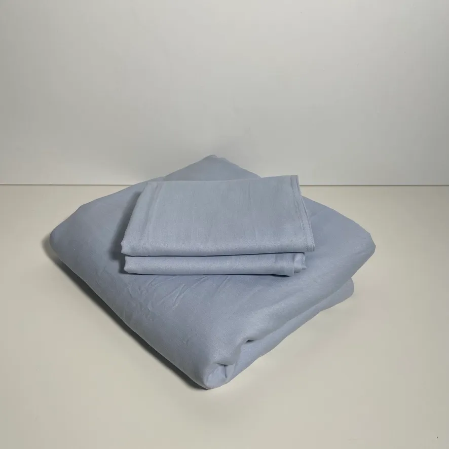 Duvet and Pillow Case - Blue - King Size