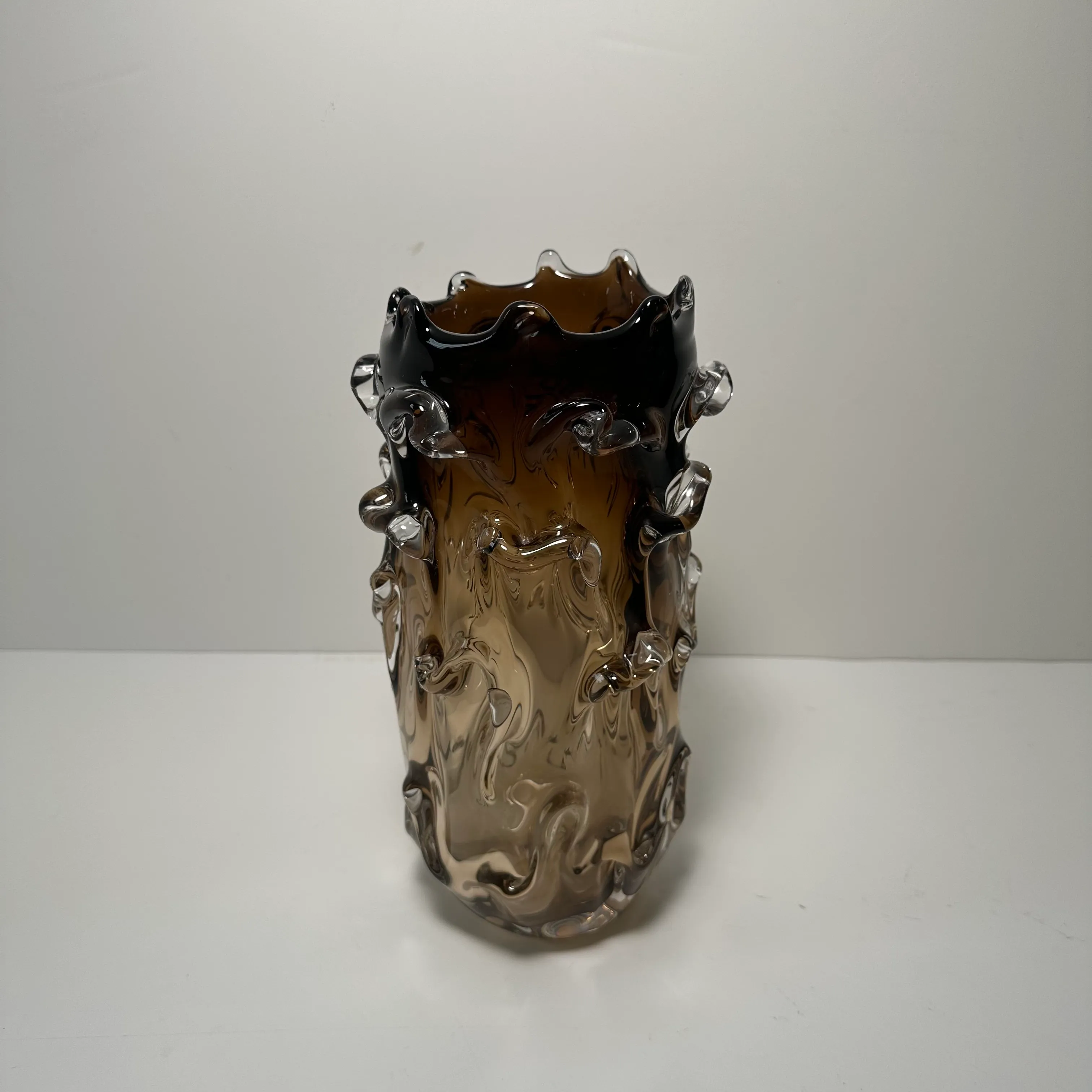 Vase - Abstract - Glass - Brown