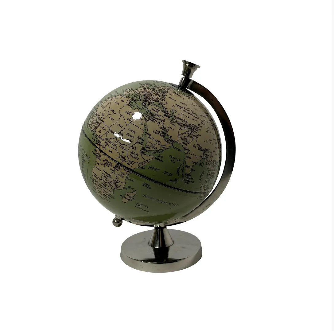 Rotating World Globe w/Stand