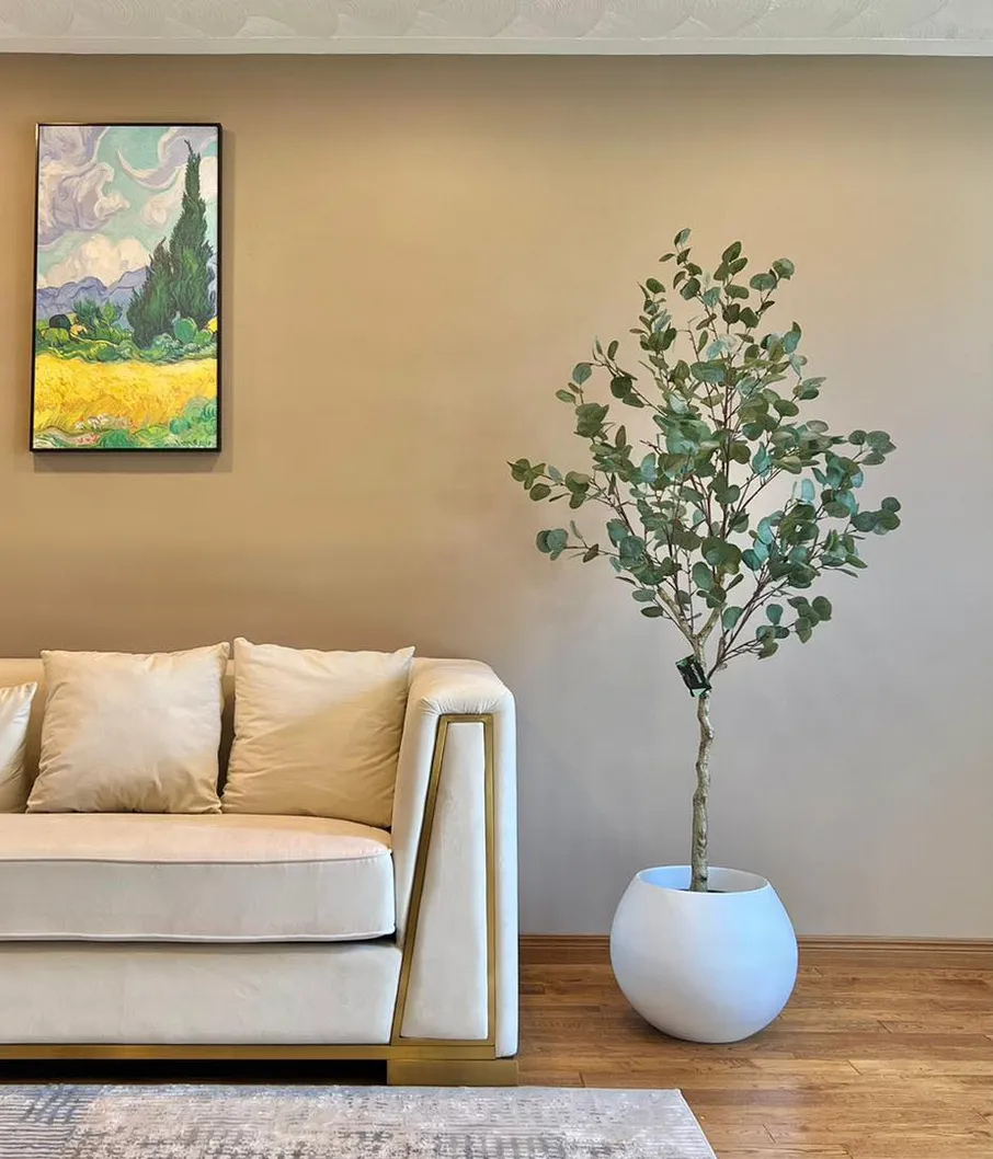 Artificial Eucalyptus Tree - 6'