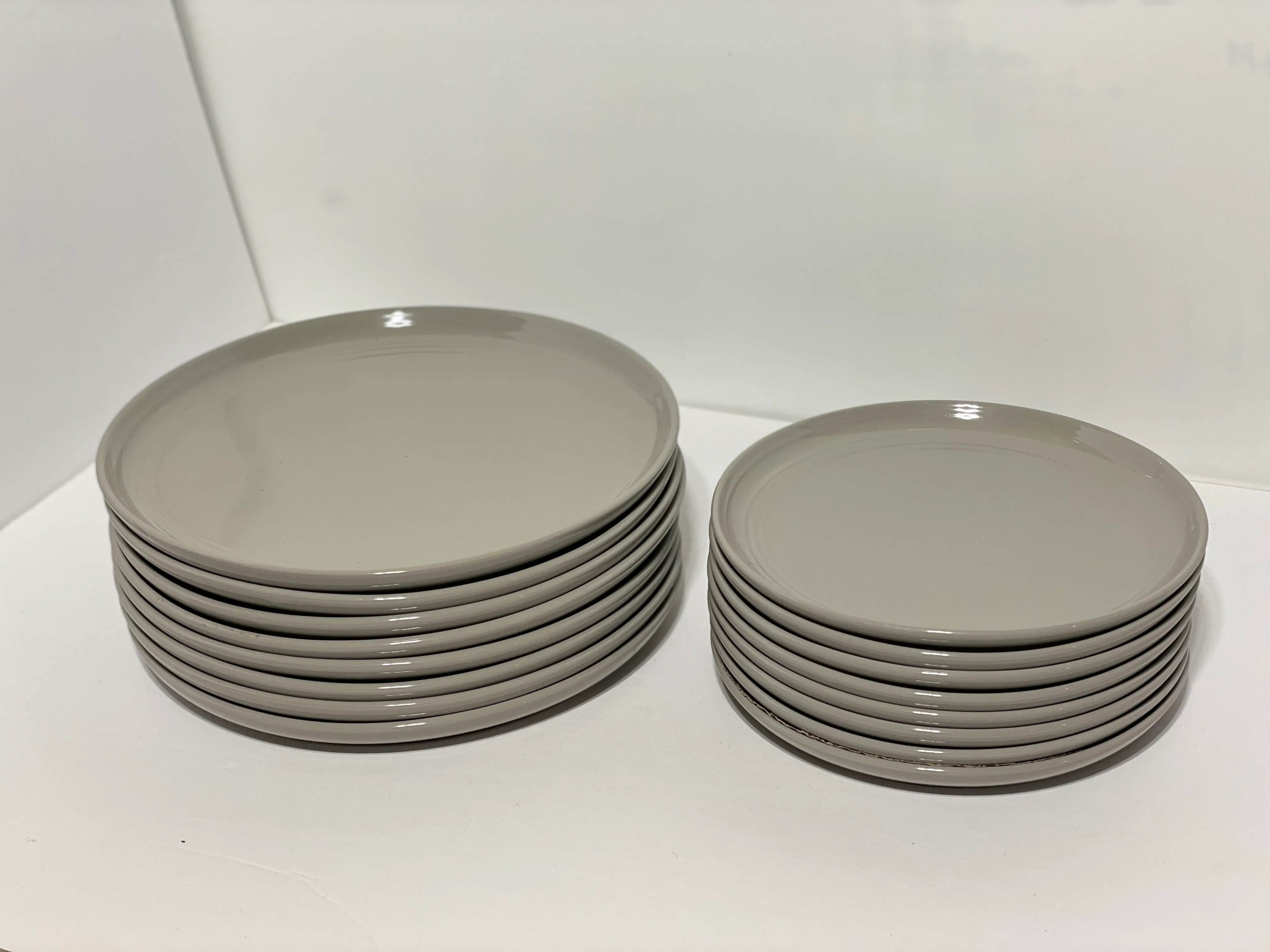 Dinner Salad Set - Gray - 8pc