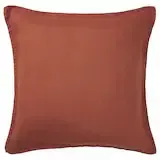 Throw Pillow Red Brown 20x20