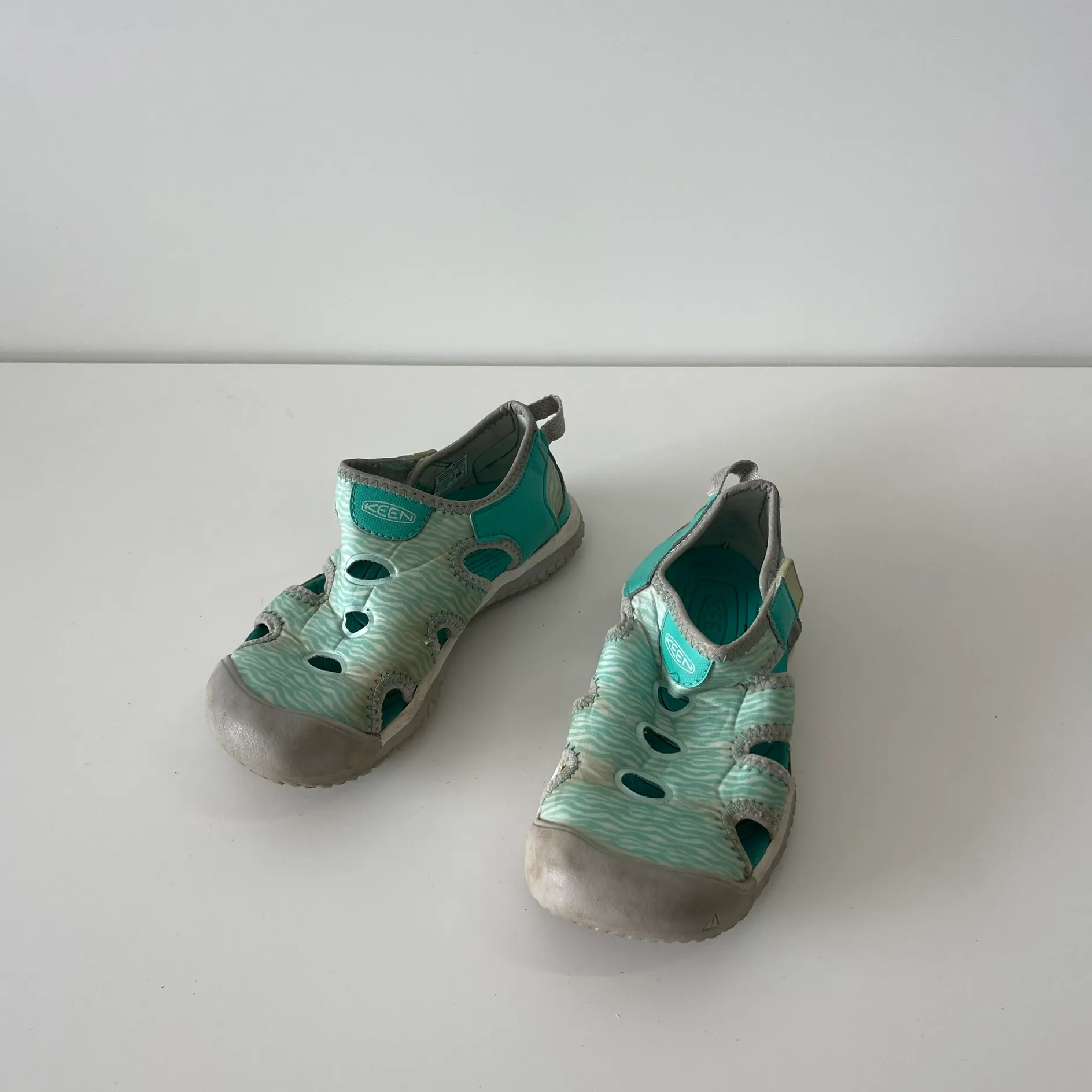 Closed Toe Kids Water Sandals Turquoise