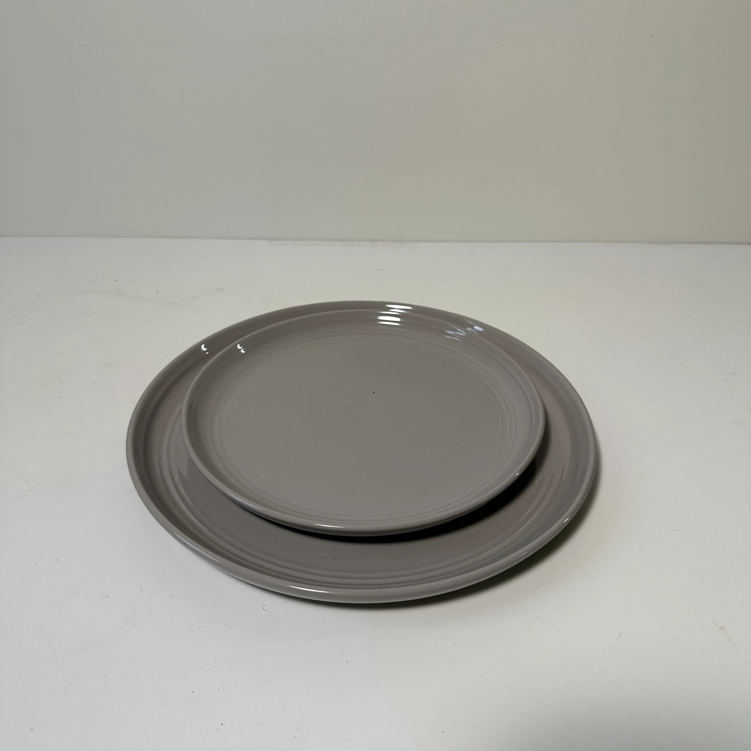 Plates Set - Grey - 2 Piece
