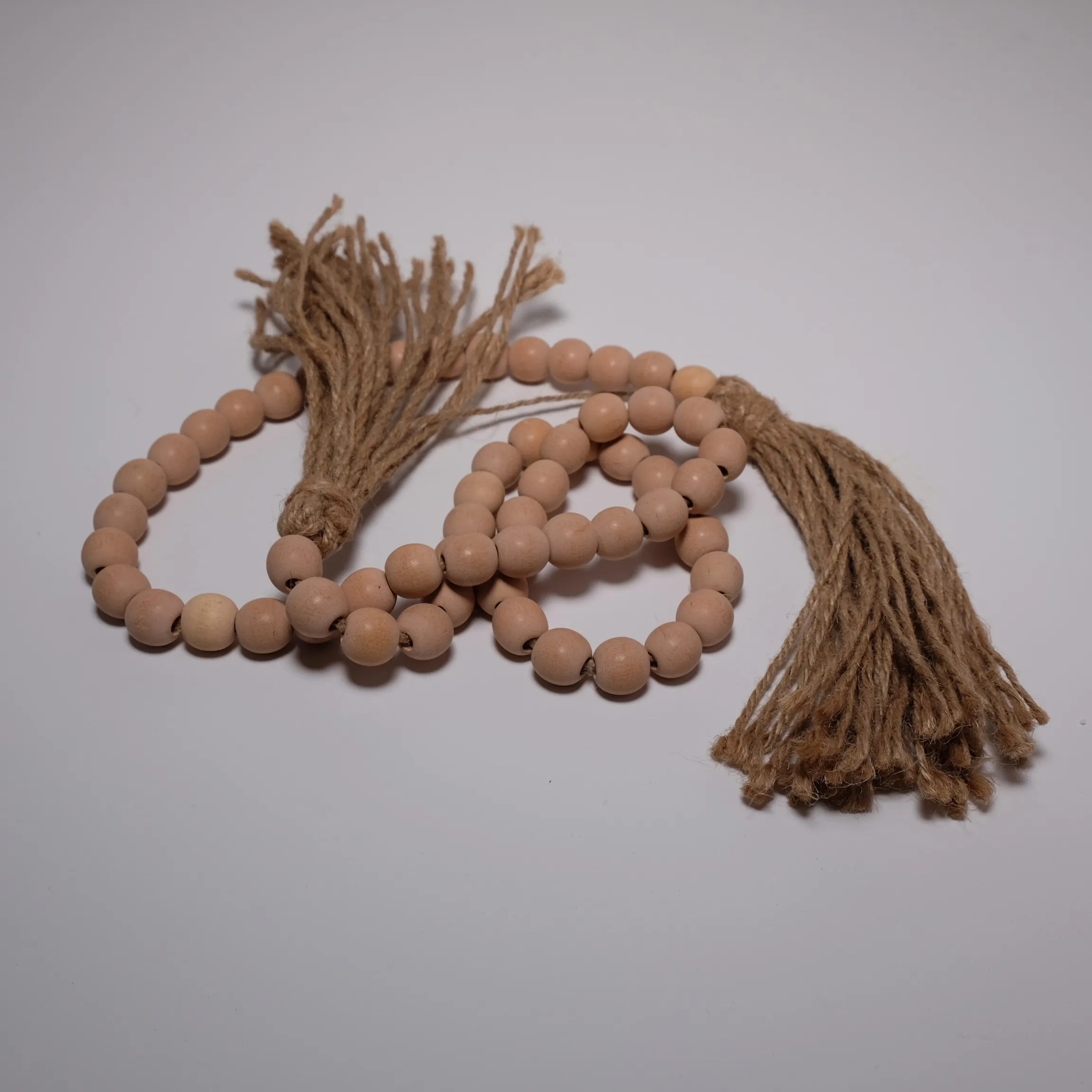 Decorative Beads - Blush Jute