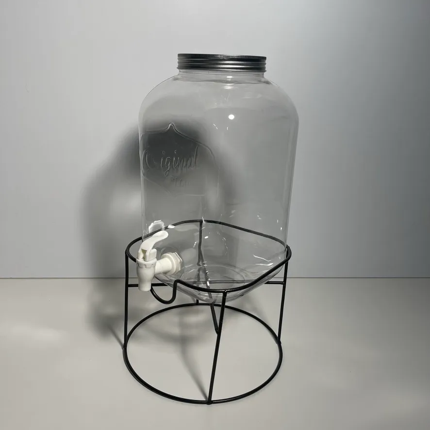 Beverage Dispenser - Clear Plastic