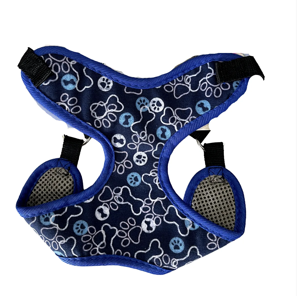 Dog Harness w/ Snap Fastener Small/Medium Blue