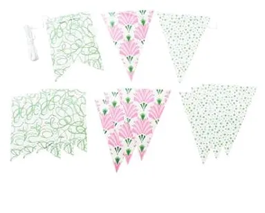 Hanging Decoration Pink&Green Pattern