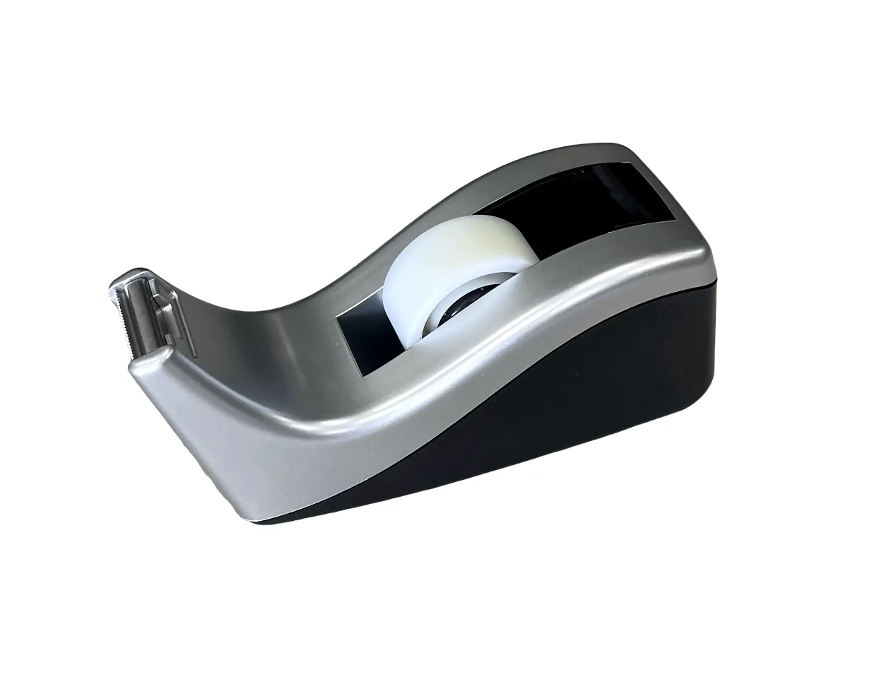 Desktop Tape Dispenser Silver&Black
